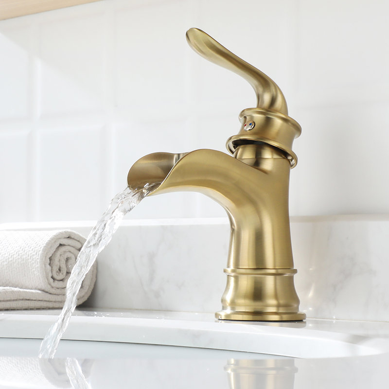 single hole bathroom faucet with drain assembly 1434908