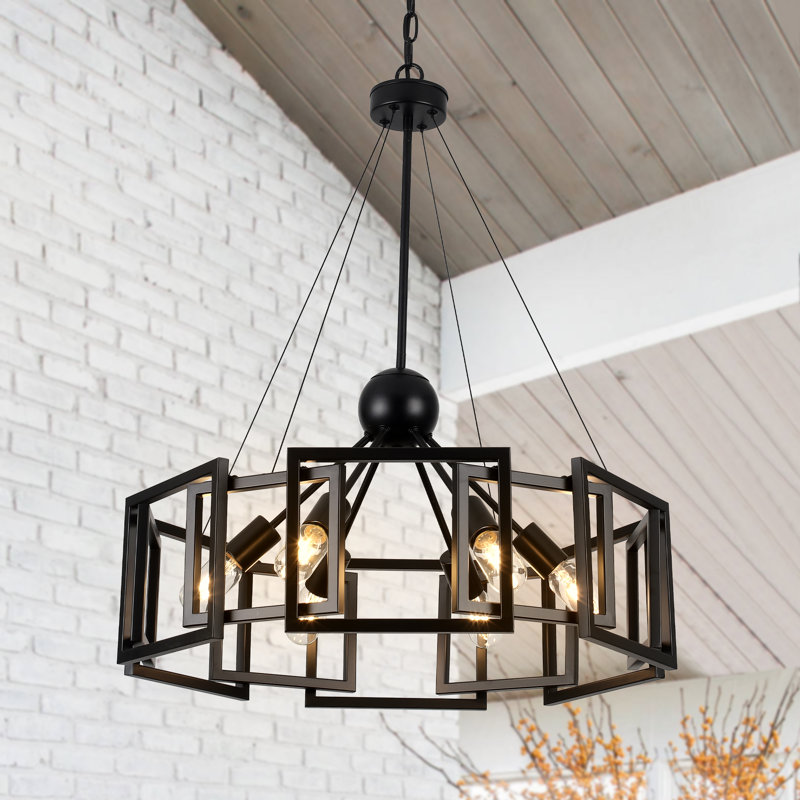 Bossley 6 - Light Dimmable Sputnik Geometric Drum Chandelier
INCOMPLETE