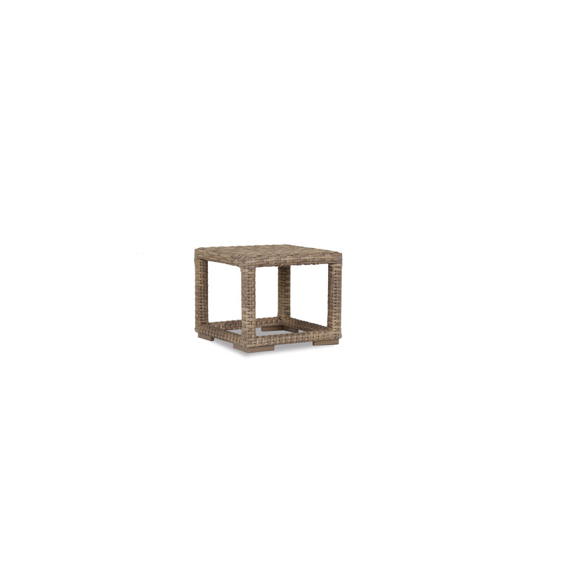 Havana Resin Wicker Outdoor Side Table
