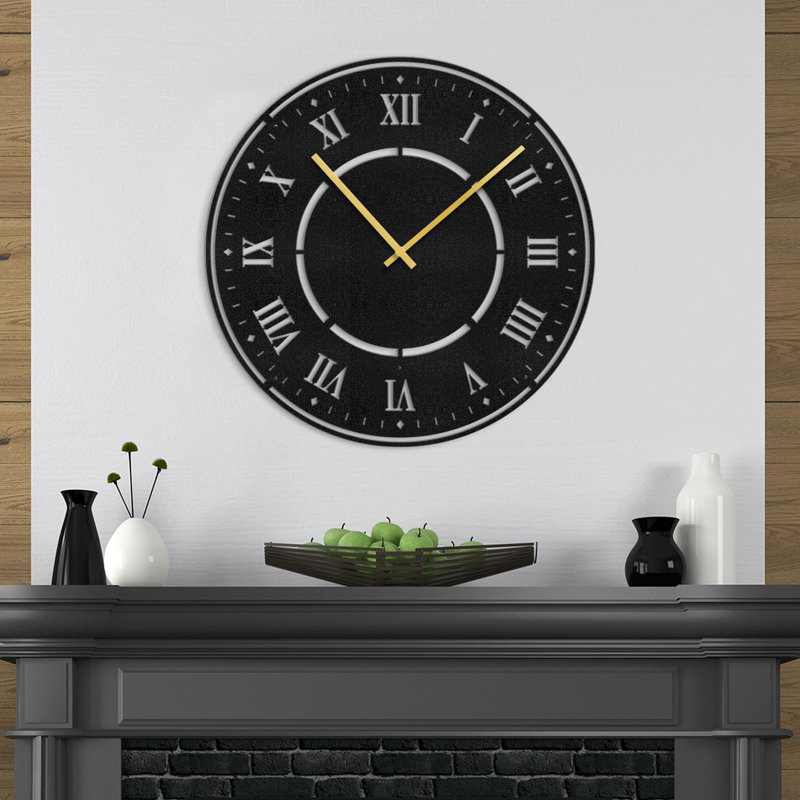 Metal Wall Clock