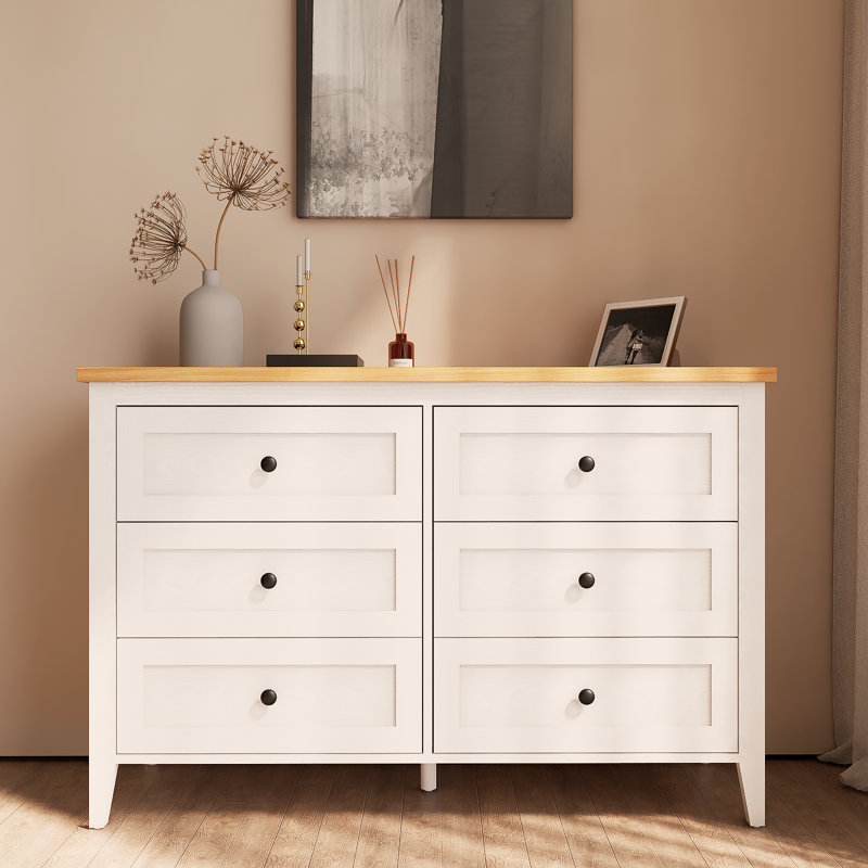 wilma 6 drawer double dresser for bedroom