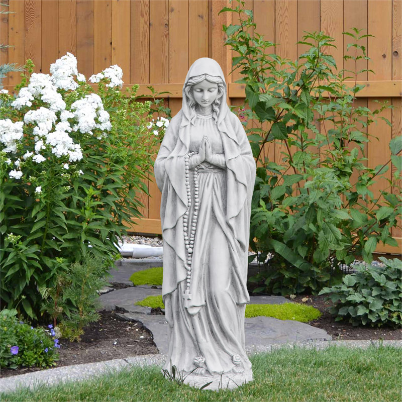 Eskil Virgin Mary Praying Statue Outdoor Garden Religious Decorations Statue