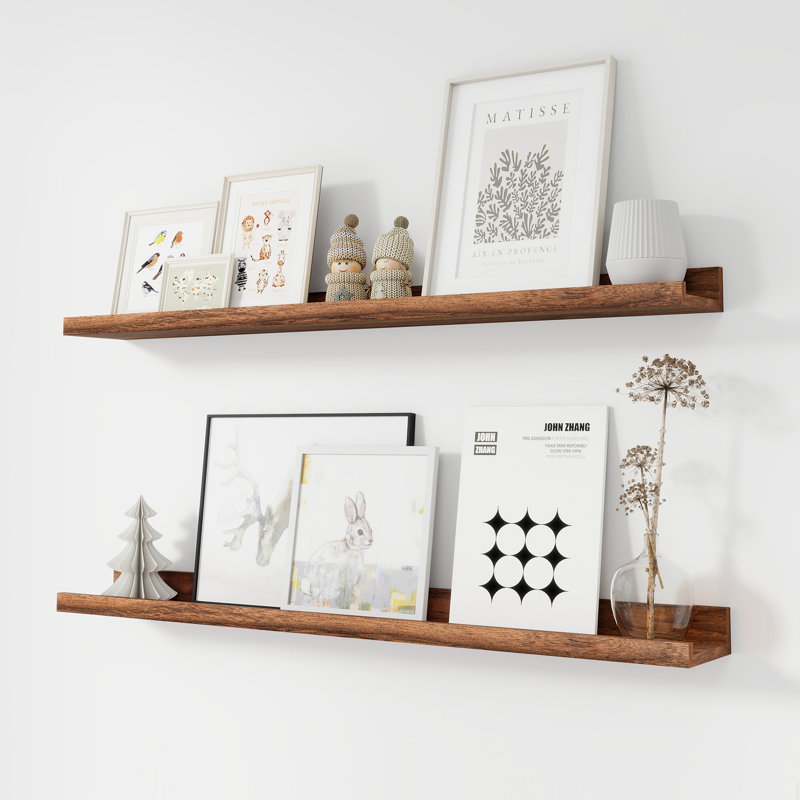 darlicia 2 piece picture ledge wall mounted shelf