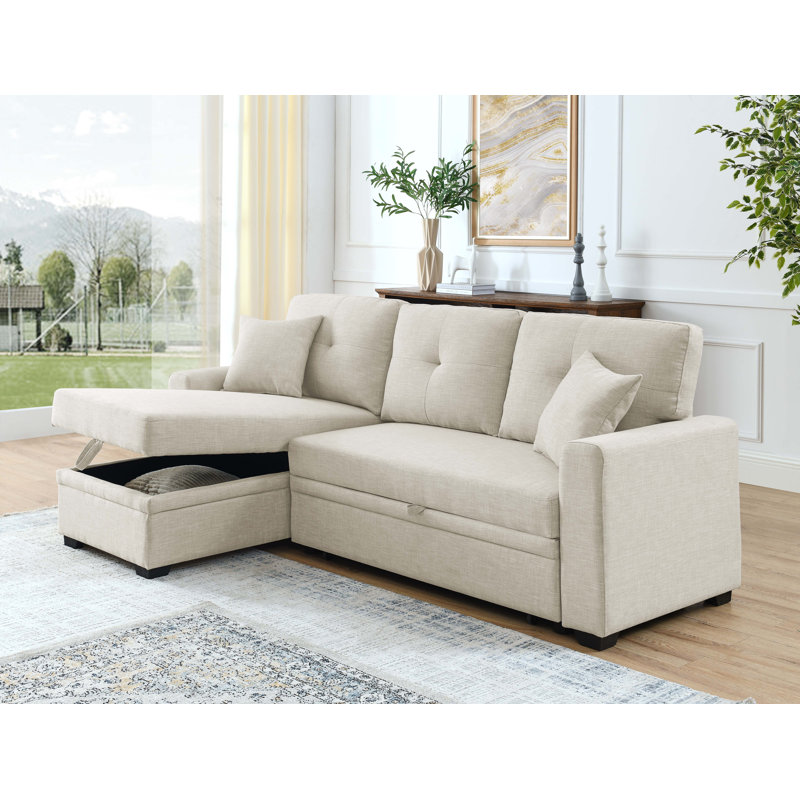 Sem 85.5'' Upholstered Sleeper Sofa
