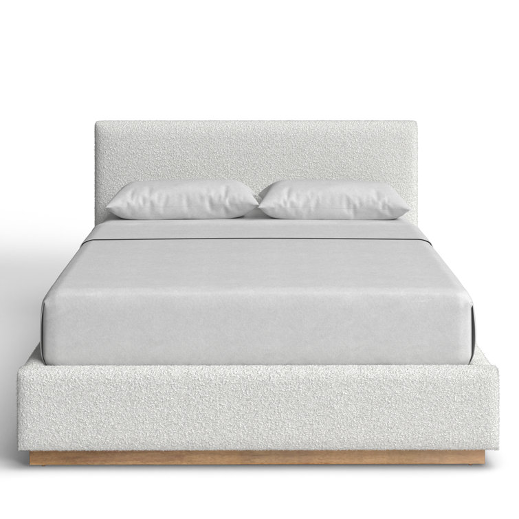 (Incomplete box 1 only) Drago Upholstered Platform Bed