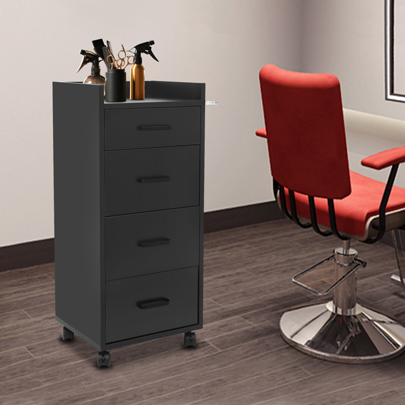 salon trolley cart rolling cart for beauty salon makeup storage