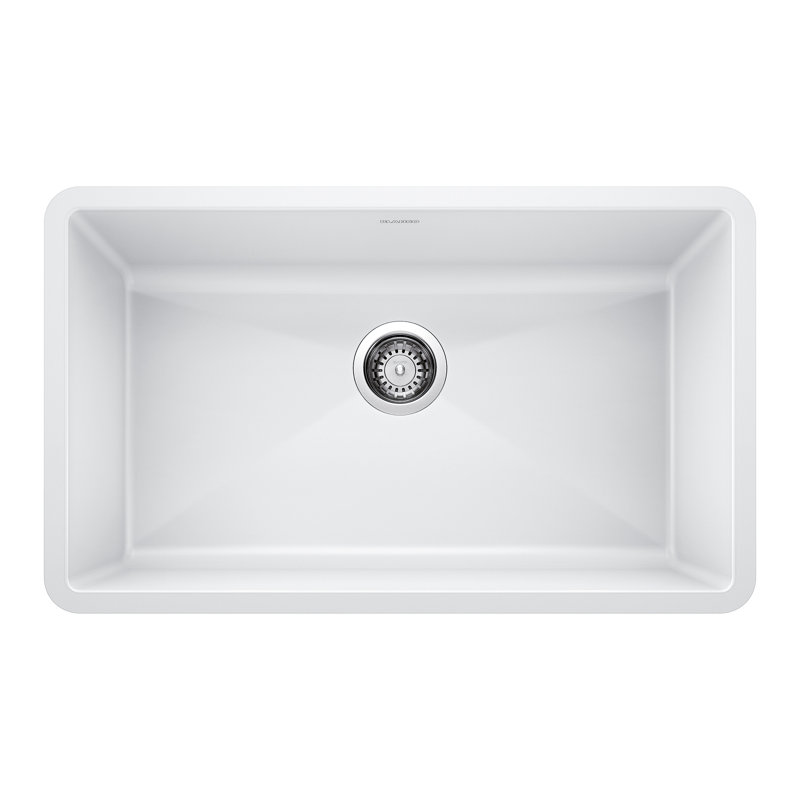 precis silgranit 32" super single undermount kitchen sink 440150