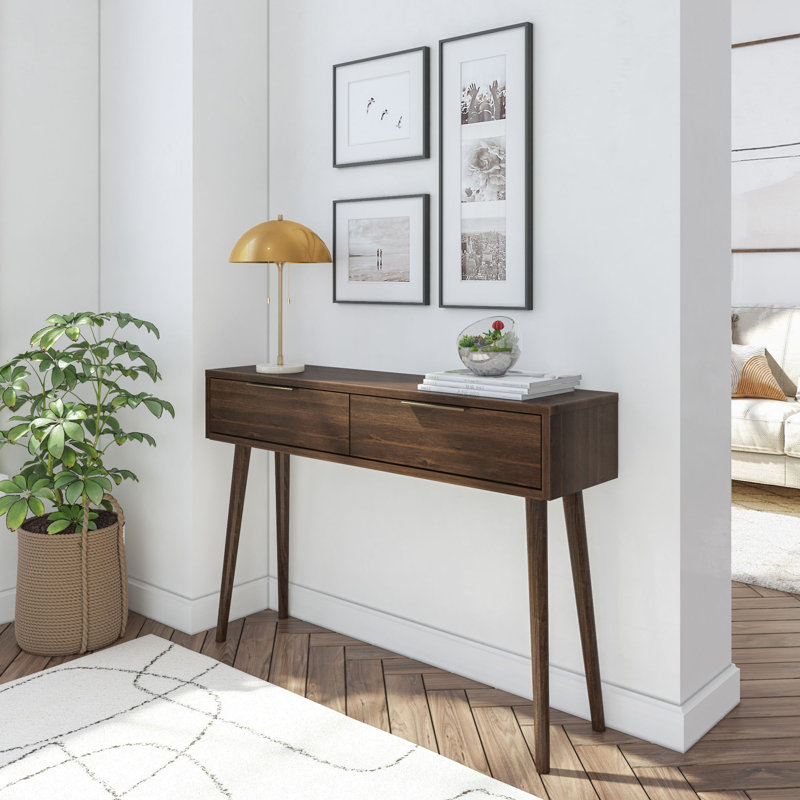 labrisha 46.25'' solid wood console table