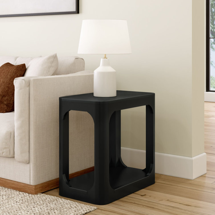 brown Zulai Solid Wood End Table
