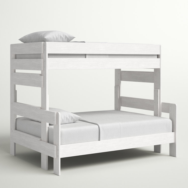 (box 1/2) decimus twin over full solid wood standard bunk bed
