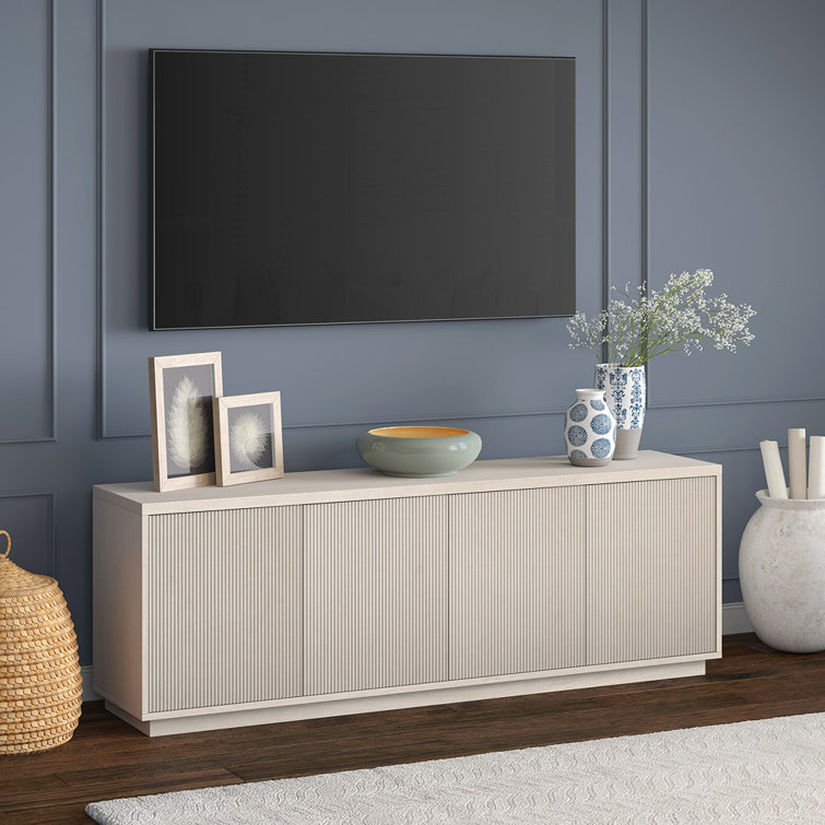 Hanson Rectangular TV Stand For TV''s Up To 75\" INCOMPLETE 