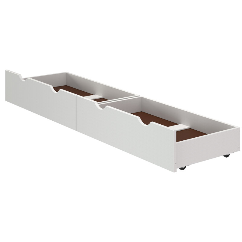 Alaterre Bedroom 37\" Wide Wooden Underbed Drawers With Wheels And Storage INCOMPLETE 