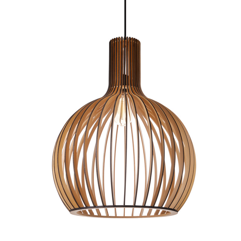 Carlea 1 - Light Matte Black Dome Pendant INCOMPLETE 