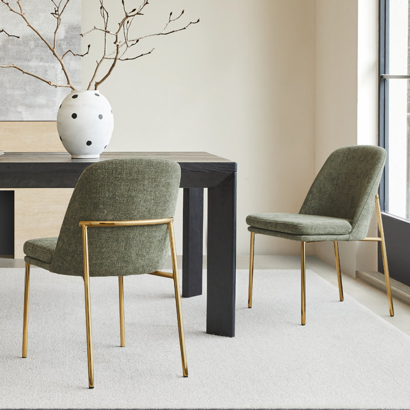 Angelick Dining Chair with Metal Frame INCOMPLETE 