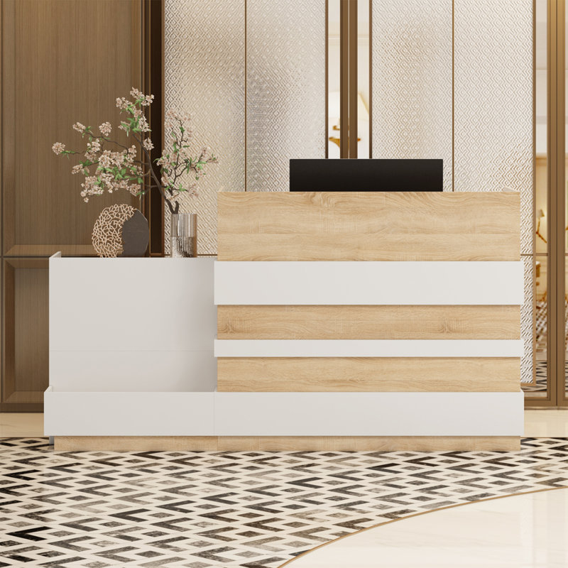 Elegant Reception Desk - Modern And Functional Welcome Station similar incompelte