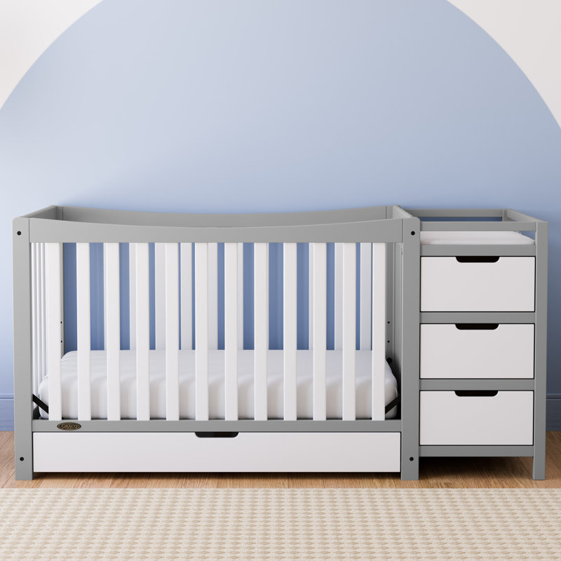 graco remi 4-in-1 convertible crib and changer
