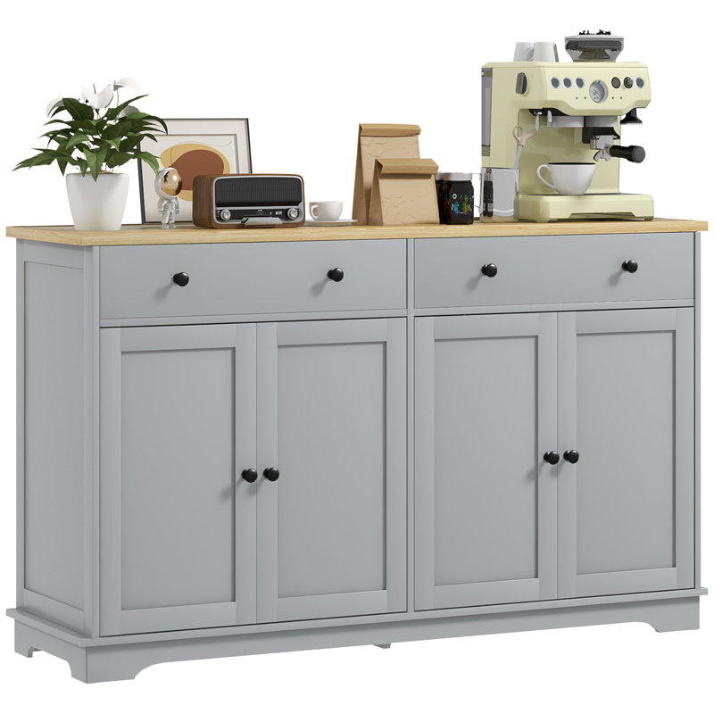 Sideboard Cabinet with Storage Drawers Adjustable Shelves