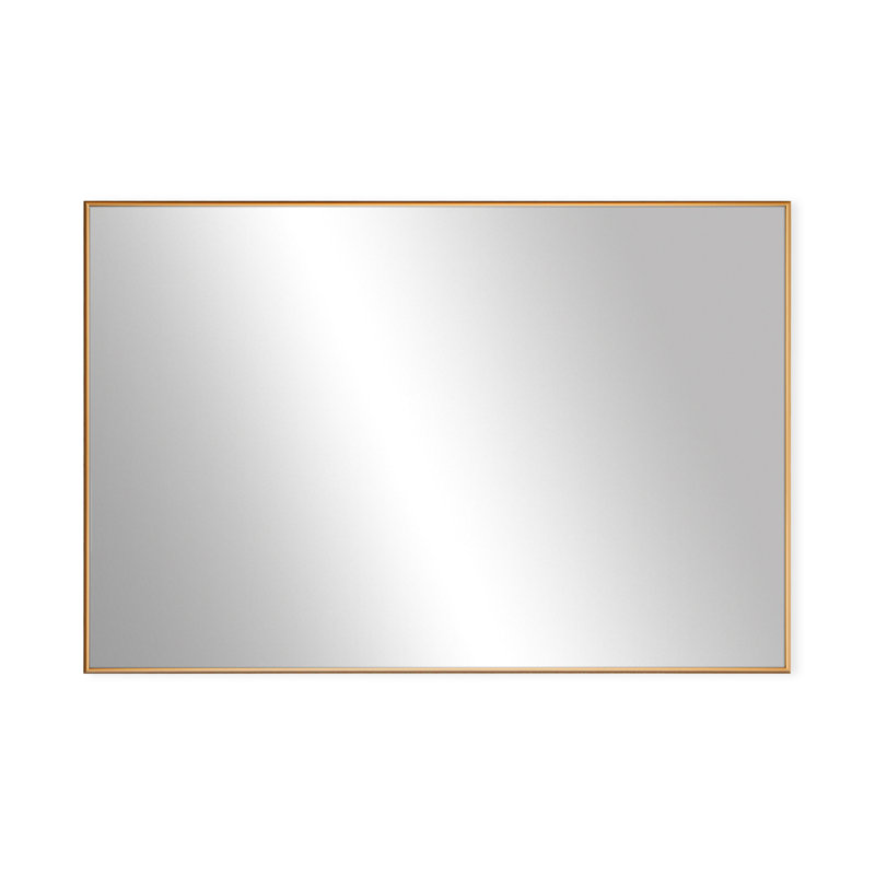 Metal Framed Wall Mirror, Bathroom Mirror and Vanity Mirror, Kristveig Collection INCOMPLETE 