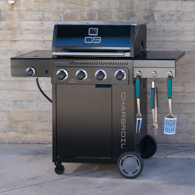charbroil performance series 4-burner gas grill cabinet with side burner
incomplete 