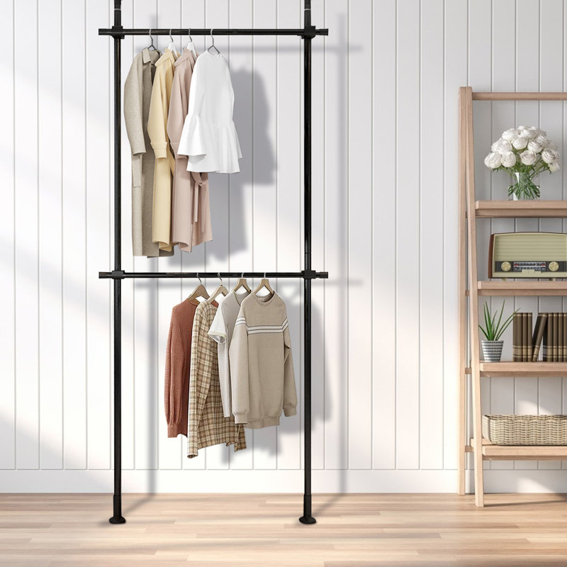 not exact but similar 2-tier metal adjustable clothes rack