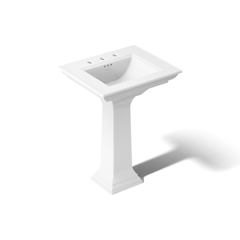 Memoirs® Stately Pedestal Bathroom Sink with Faucet Holes K-2344-8-0
INCOMPLETE 