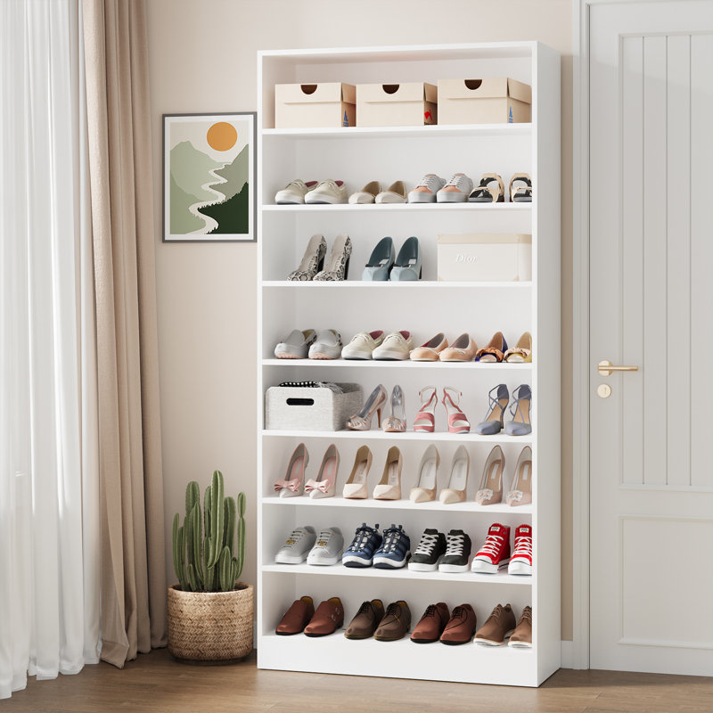 Almaguer '40 Pair Shoe Storage Cabinet INCOMPLETE 