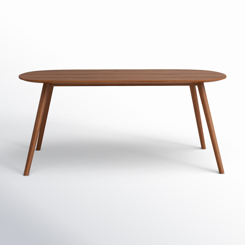 Bray Walnut Oval Solid Wood Base Dining Table
