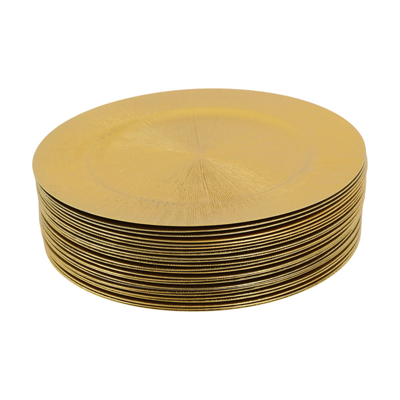 13'' Round Charger (Set of 100) INCOMPLETE  SIMILAR NOT THE SAME