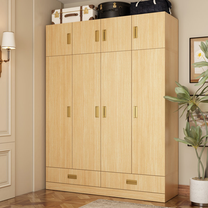 8-Door 2-Drawer Wardrobe With Top Cabinet INCOMPLETE 