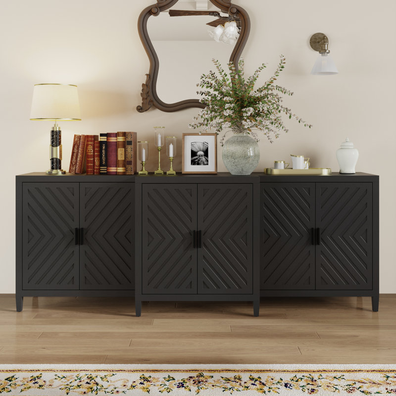 6-door storage cabinet with strong storage