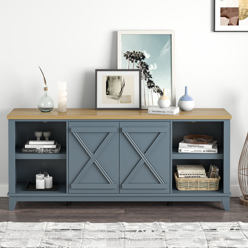 70" Media Console TV Stand For TVs Up To 75"
