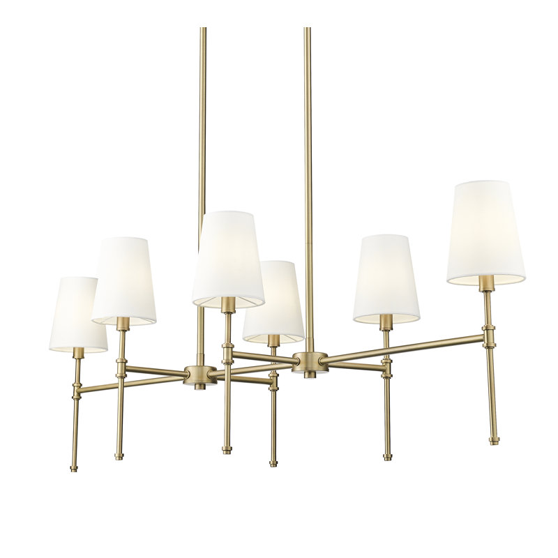 Heise 48\" Wide 6-Light Chandelier - INCOMPLETE 