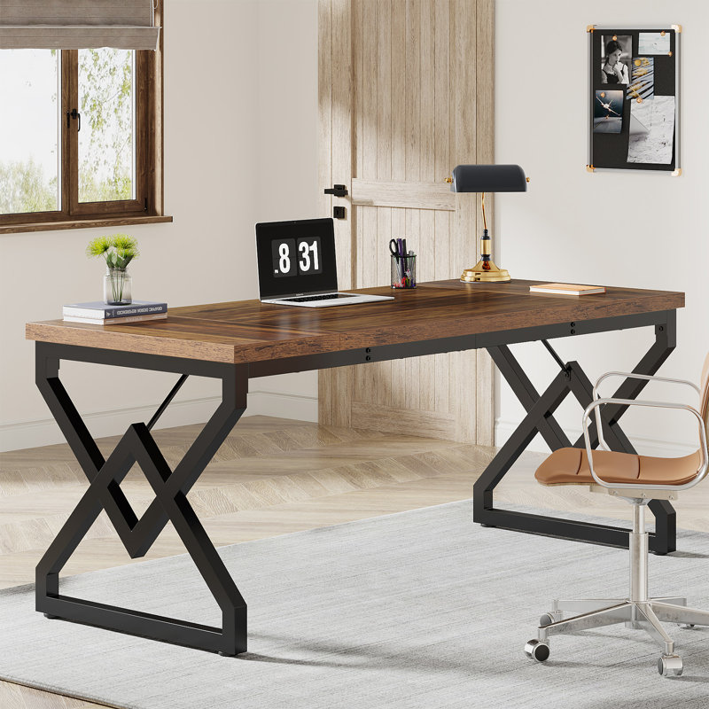 Ramapo Metal Base Computer Desk INCOMPLETE  SIMILAR 