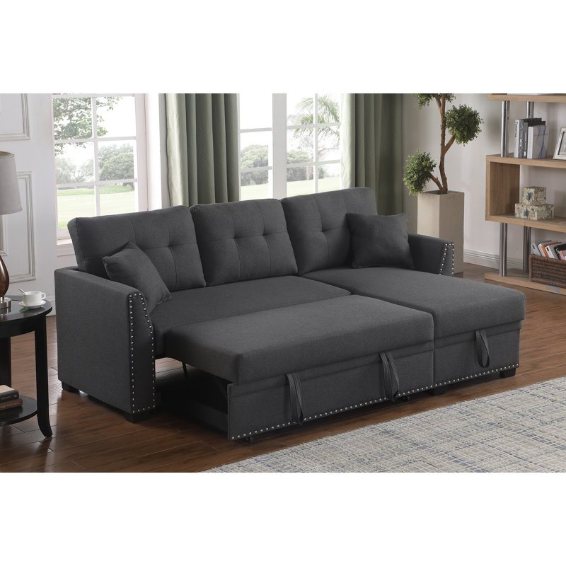 Incomplete)))) Lucenia 81.5'' Upholstered Sleeper Sofa