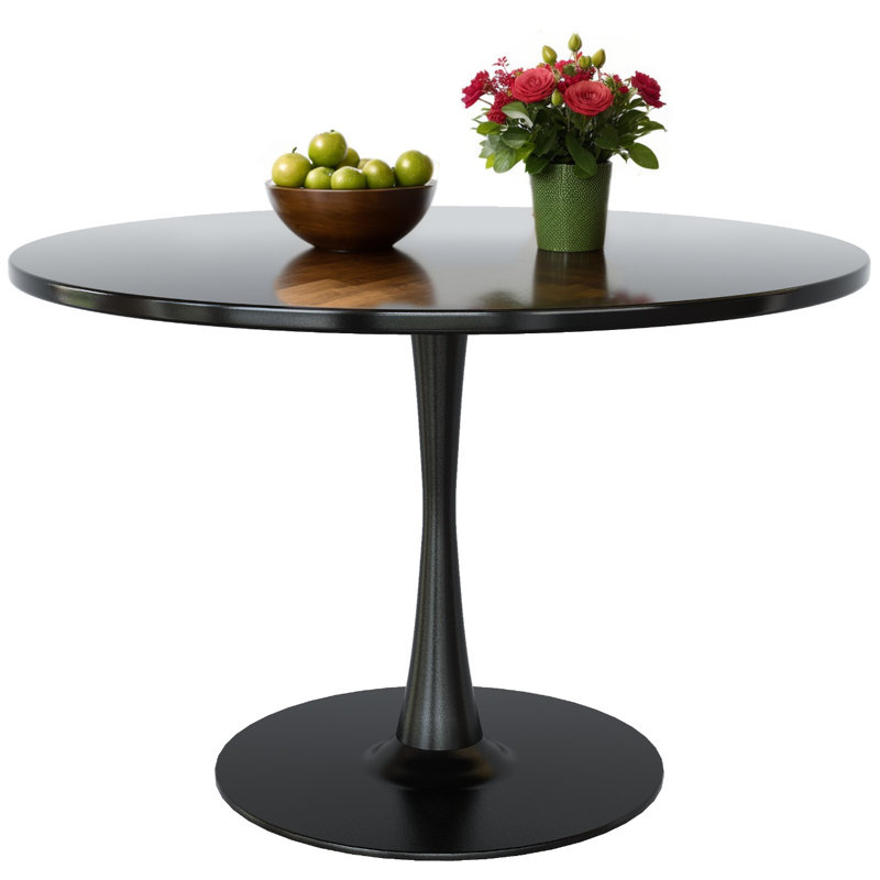 Indars Round Metal Base Dining Table INCOMPLETE 