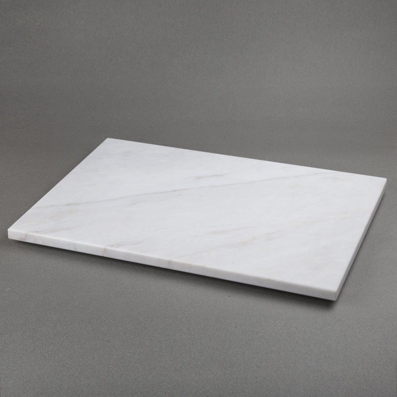 .2White Marble 18" Pastry Board