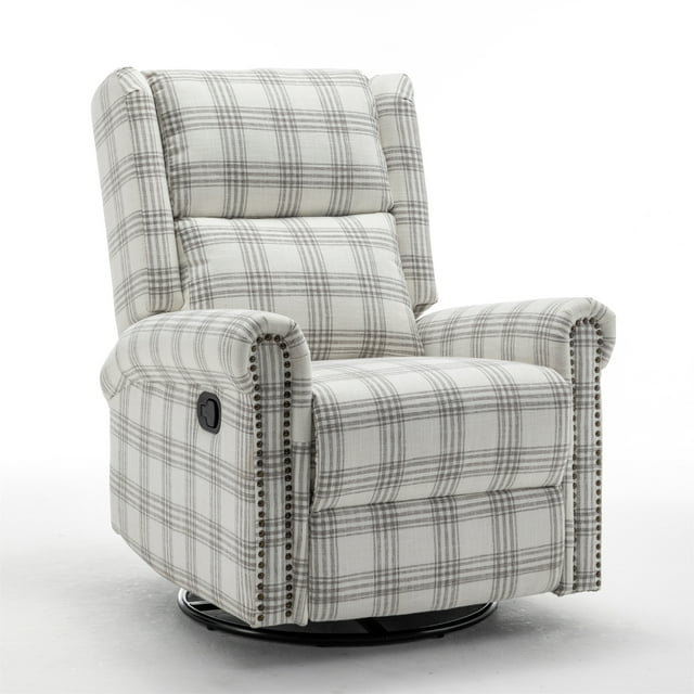 (Incomplete) Jaq Upholstered Swivel Recliner