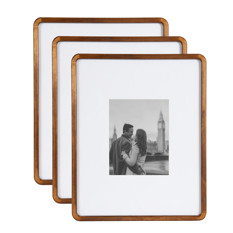 inglewood rounded rectangle wood frame set 2 