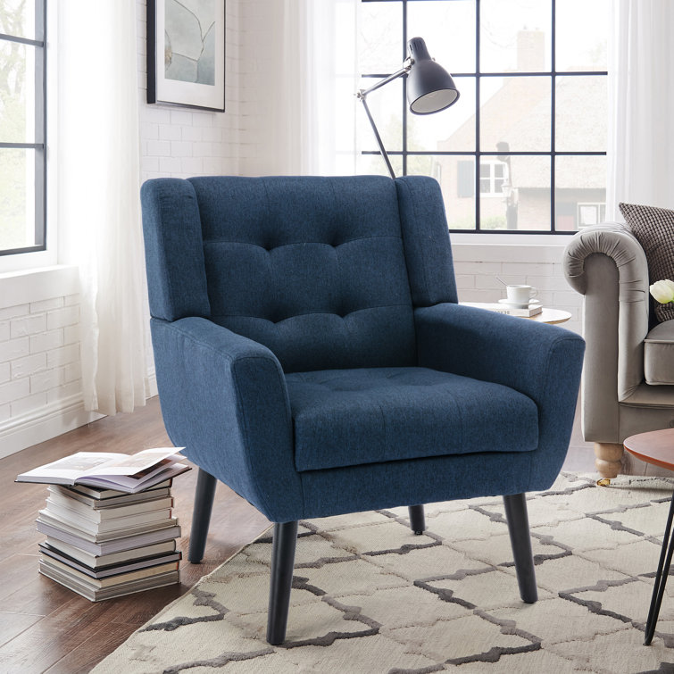 tufted upholstered wide back armchair
similar 
incomplete 
