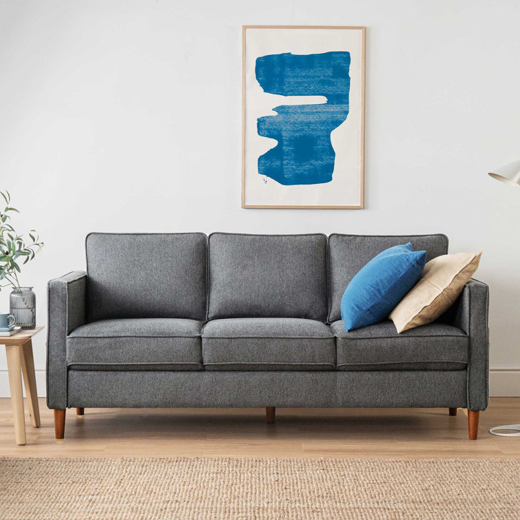 NOT COMPLETE RIGHT SIDE OF SOFA ONLY SIMILAR TO STOCK PHOTI Hana 78\" Square Arm Sofa