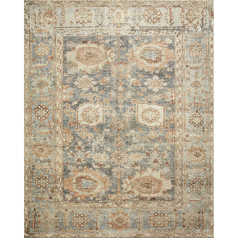Loloi Margot Ocean/Spice Area Rug Feat. CloudPile