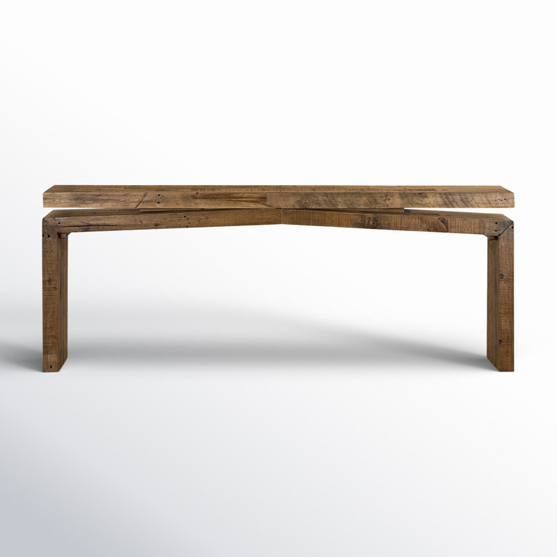 Henn Solid Wood Console Table INCOMPLETE 