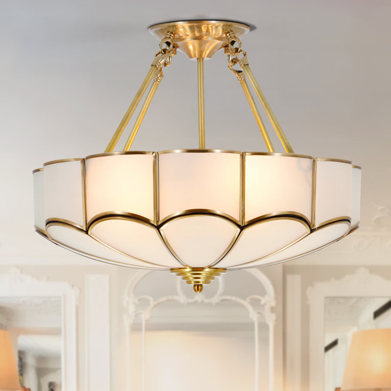 18.5? 4-light Dimmable Geometric Pendant