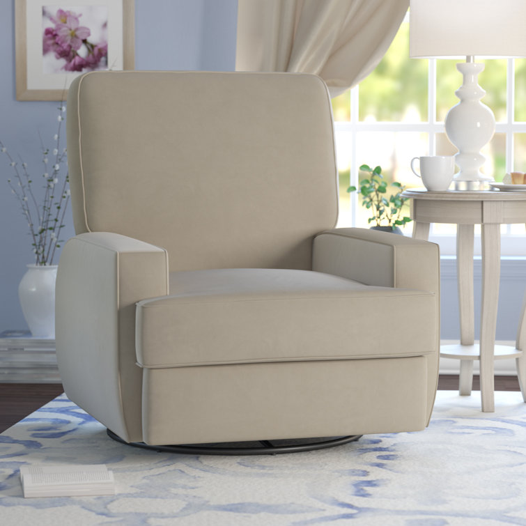 abingdon upholstered swivel reclining glider