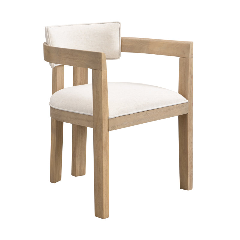 Lyddia Wood Upholstered Dining Chair (Set of 2)