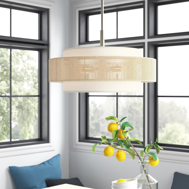 Reenat 5 - Light Dimmable Drum Chandelier