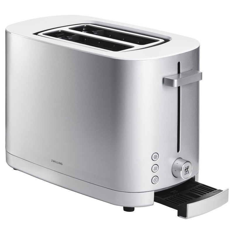 zwilling enfinigy, 2-slice toaster, extra wide 1.5" slots for bagels and toast