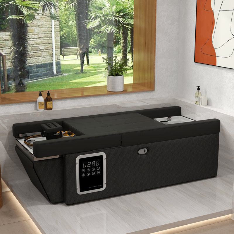 Massage Bed With Head Spa Equipment And Foot Bath, Backwash Unit Beauty Bed With Shampoo Bowl INCOMPLETE 