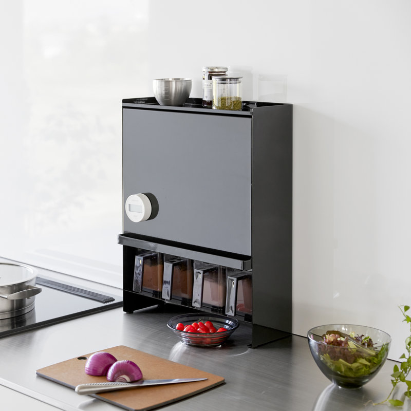 Yamazaki Home Concealable Spice Rack, Steel INCOMPLETE 