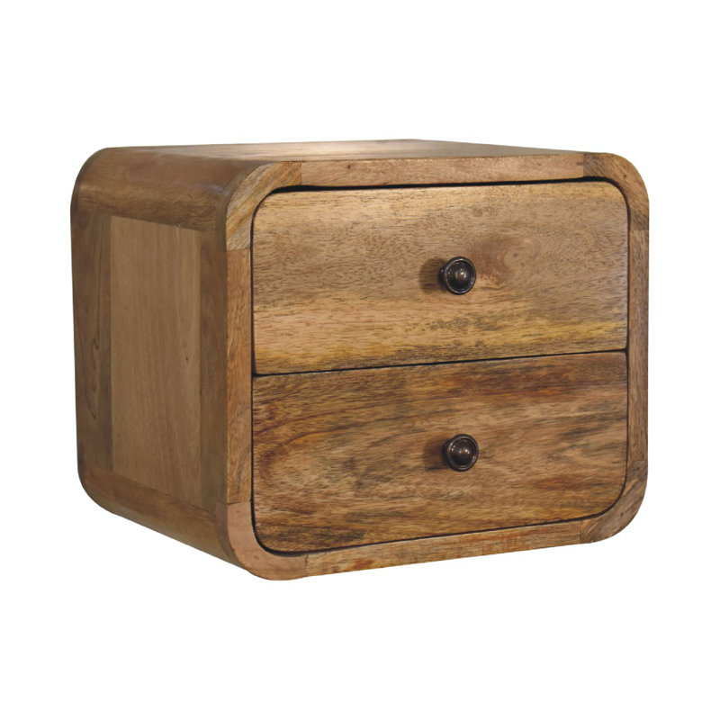 Dakori 11.81'' W Solid Wood Nightstand